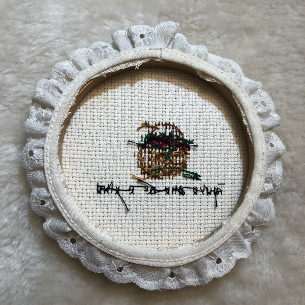 Vtg . You’re one of a Kind cross stitch - Picture 3 of 6